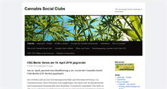 Desktop Screenshot of cannabis-clubs.de